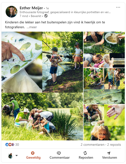 post van fotograaf esther meijer / 🏃🏼‍♀️ Landelijke Buitenspeeldag – 11 juni 2025