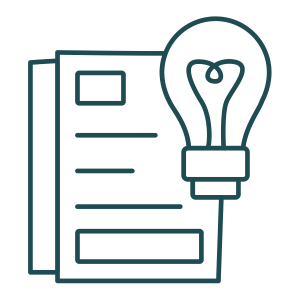 Een website pagina en een lamp als symbool voor website hulp Ede