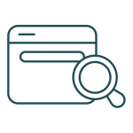 een website met zoekbalk als symbool voor Websitebeheer + SEO