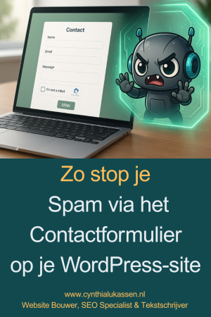 zo stop je Spam via het Contactformulier op je WordPress-site